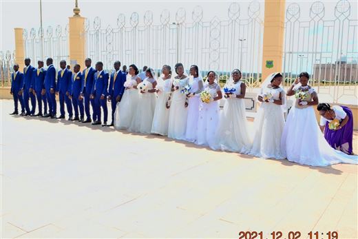 Mariage collectif – Yamoussoukro, décembre 2021