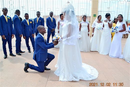 Mariage collectif – Yamoussoukro, décembre 2021