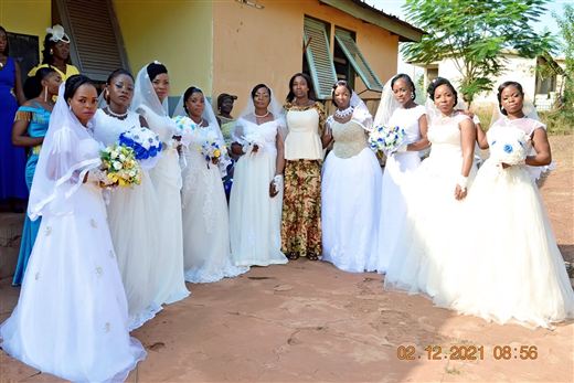 Mariage collectif – Yamoussoukro, décembre 2021