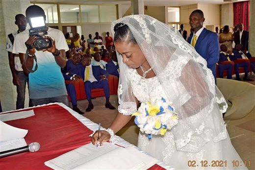 Mariage collectif – Yamoussoukro, décembre 2021